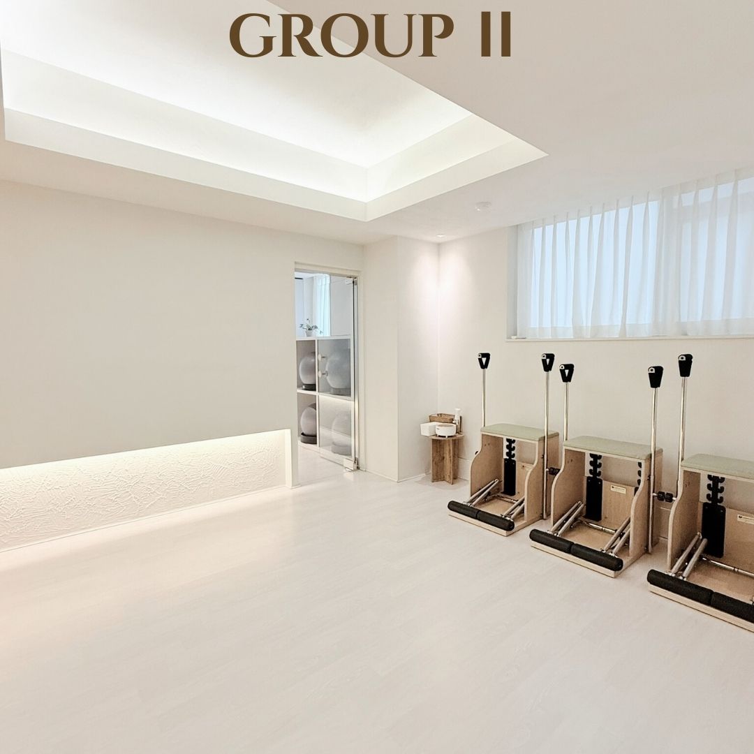 아르코 필라테스 그룹레슨실 B - 쾌적하고 몰입도 높은 집중 강화 그룹 수업 공간